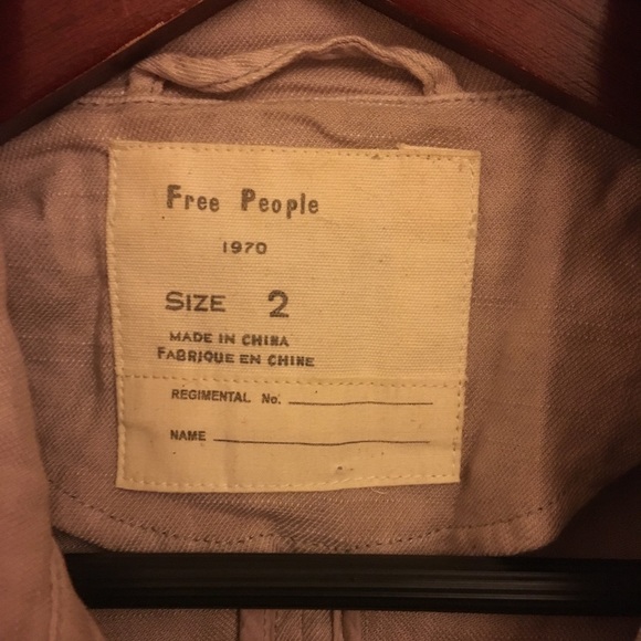 Free People Blush Linen Moto Jacket - Picture 4 of 8